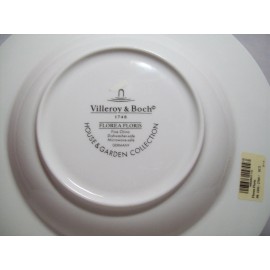 Villeroy & Boch Florea Floris Rimmed Soup Bowl New