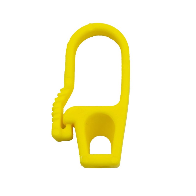 Kombi Pack of 20 Plastic Hooks Elastic Rope 8 mm