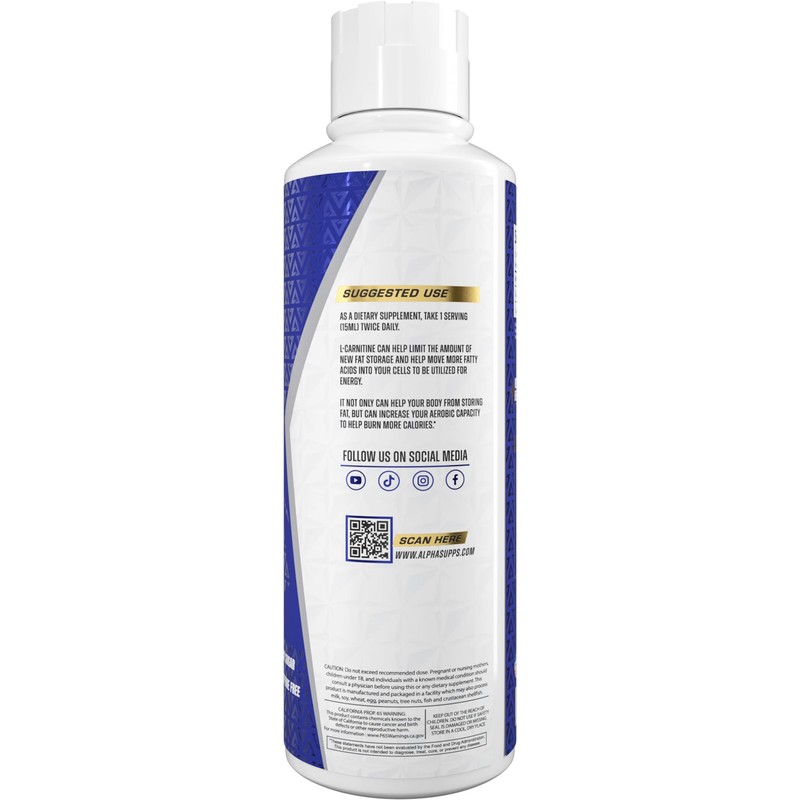 Alpha Supps Alpha Supps - L-Carnitine 3000 mg Liquid |