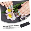 FOMIYES Nail Art Stickers Bow Japanese Design Removable Nail Decals