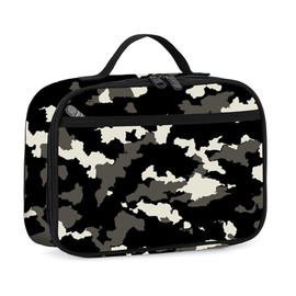 rickyh style Lunch Box with Padded Liner, Spacious Insulated Lunch Bag Durable Thermal Lunch Cooler Pack with Strap for Men Women Boys Girls Adults School Sports Beach Picnic Work Camp,2 Pocket