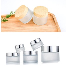 Travel Cosmetics Makeup Refill Container Cosmetics Essence Cream Decoating Empty Bottle (Silver 15g) D&Mall / 여행 화장품 메이크업 리필 용기 화장품 에센스 크림 소분 공병 (실버 15g) 디앤몰