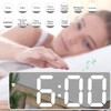 Chesoon Digital Mirrored LED Alarm Clock with Temperature Display Adjustable