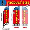 3 Pack Auto Repair Shop Feather Flag Automotive Service Brake