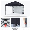 ABCCANOPY Pop Up Canopy with Sidewall,10x10 Outdoor Canopy Tent with