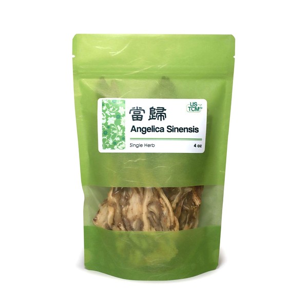 New Packaging Angelica Sinensis Root, Dang GUI Pian, Dong Quai Cut Slice 当归 4 oz.