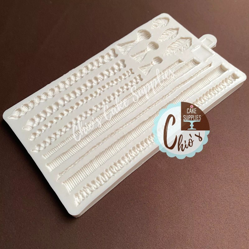 Unbranded Rope and knots / Boho Themed Silicone Mold. 15