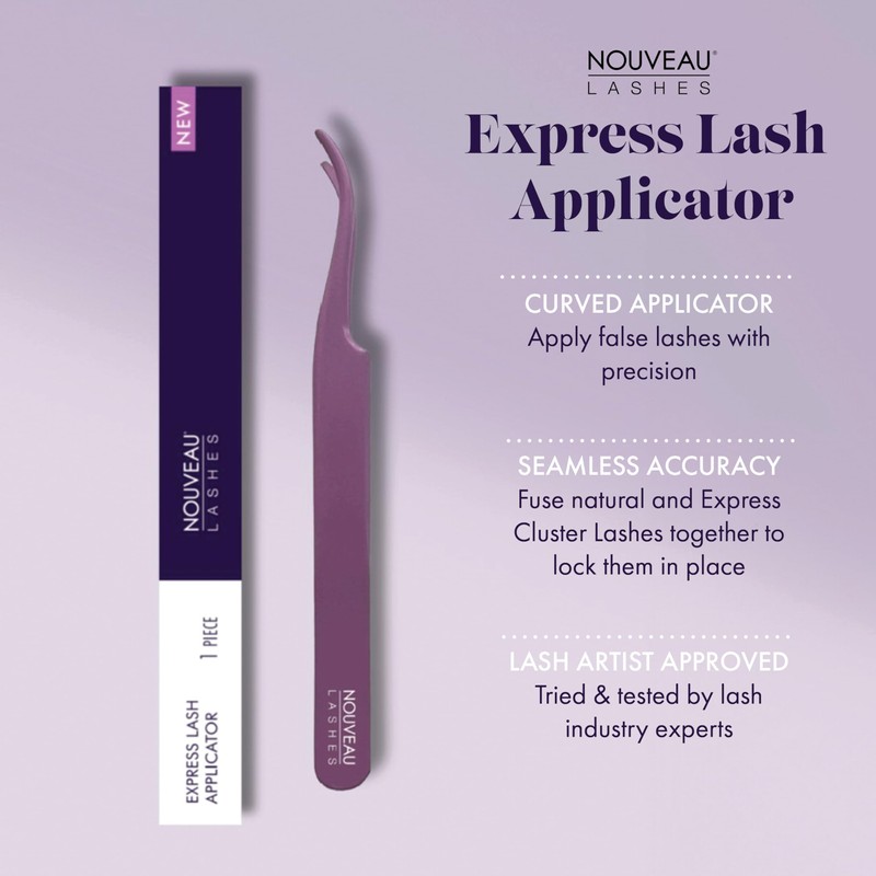 Express Lash Applicator - Precision & Easy Curved Tool -