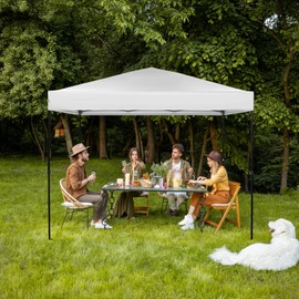 10×10 Canopy Replacement Top, Pop Up Canopy Replacement Tent Cover for Straight Leg Frame, Waterproof Canopy Top Cover for Garden Patio Camping (Top Only)(Silver White)