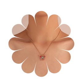 Aneneiceera Punk Butterfly Layered Necklace Choker Vintage Silver Cross Pendant Necklace Figaro Chain Cross Choker Statement Butterfly Necklace Jewellery for Women and Girls (Style A), Metal Material