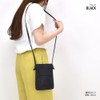 mignon act0008 Shoulder Bag, Smartphone Shoulder Bag, Cross-body Leather, Lightweight,