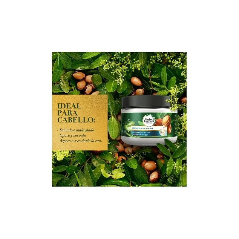 Herbal Essences Mascarilla Reconstruccion Argan-aloe 300ml