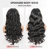 Alionly Hidden Strap 360 Glueless Lace Front Wigs 100% Human