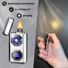 TIKIUKI Electric Lighter,Type-C Arc Lighters Rechargeable,Windproof Lighter,Plasma Lighters Rechargeable with