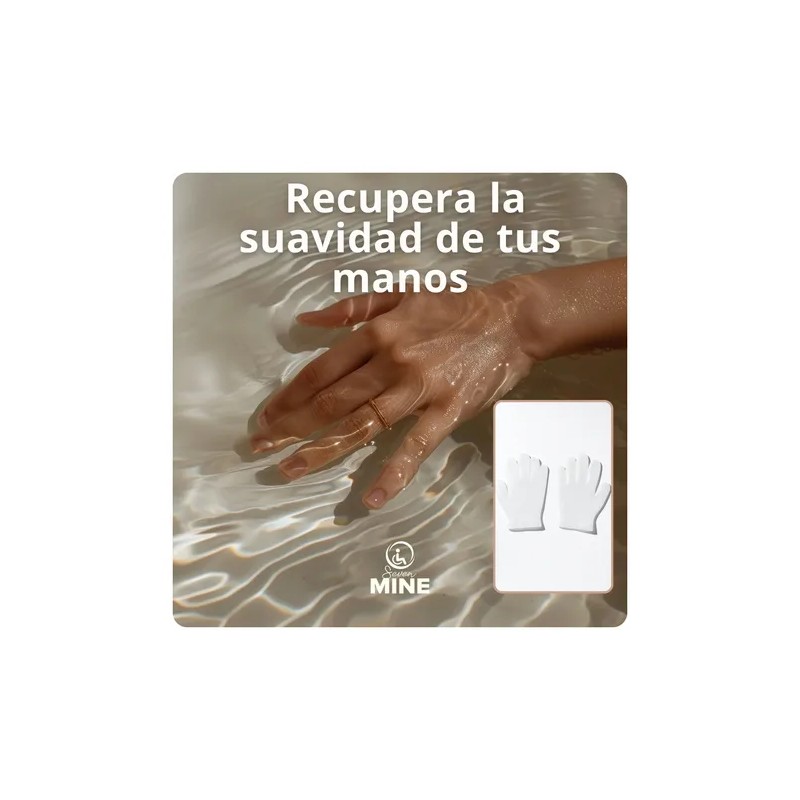 Guantes Hidratantes De Silicona Para Manos Secas Spa Casa