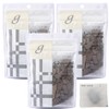 Naiad Gaskool Solid Type 5.3 oz (150 g) x 3 Pieces + Black Hair Bands Included