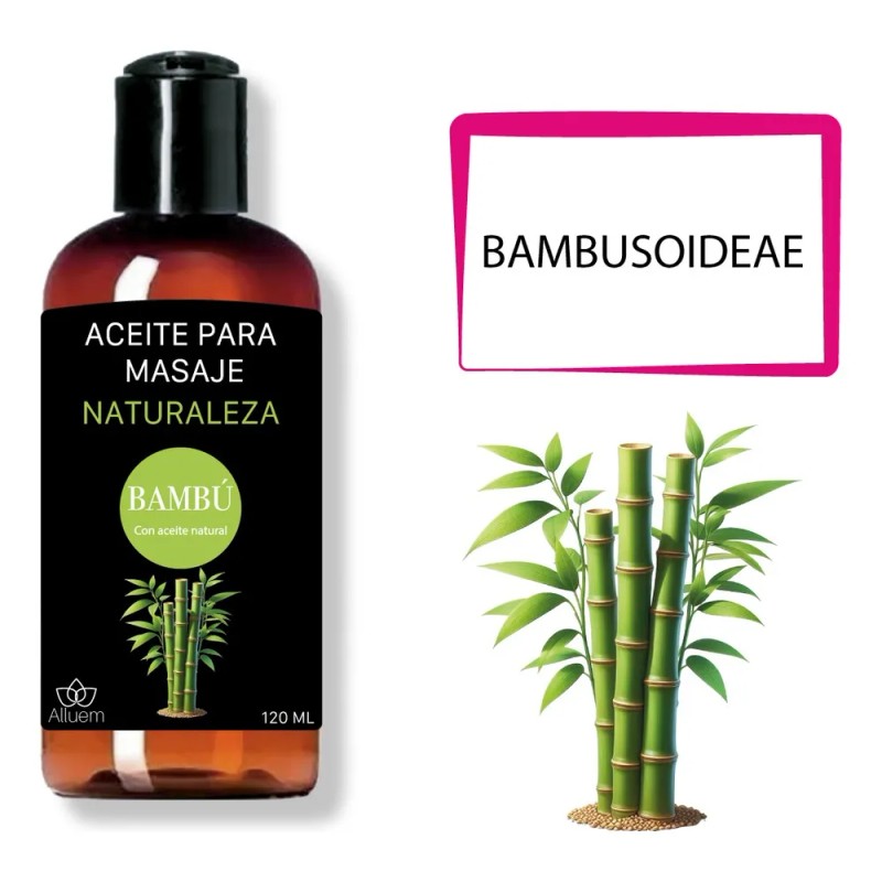 Aceite Para Masajes De Bambú 100% Puro Orgánico
