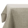 Deconovo - Waterproof Linen Effect Rectangular Tablecloth -Outdoor Table Cover