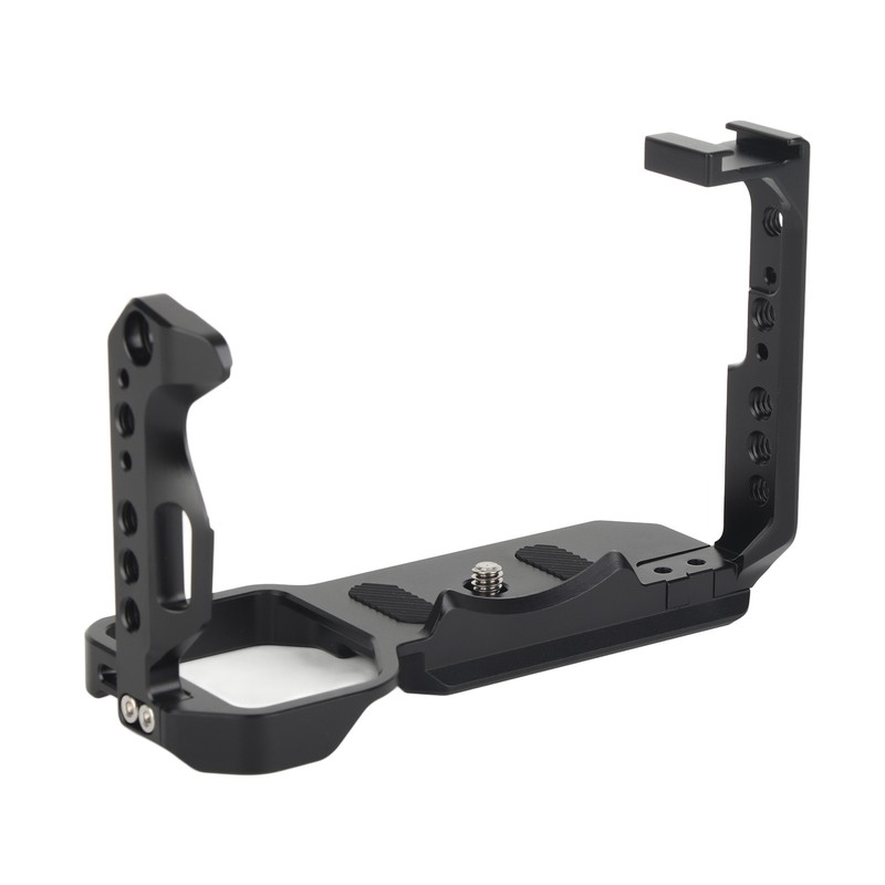 Camera Cage Aluminum Cold Shoe Mounting Plate with 1/4 and