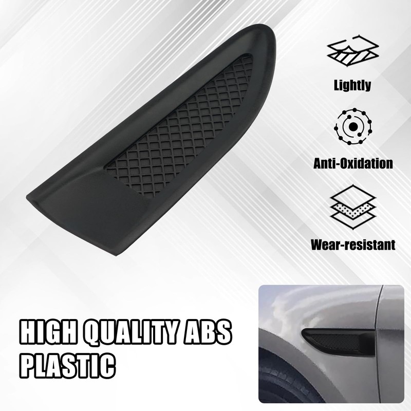 JERBOR 2PCS Car Side Vents for Ford Taurus 2013-2019, Decorative