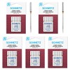 Schmetz 25 Sewing Machine Needles, Leather, Size 110/18, Flat Shank