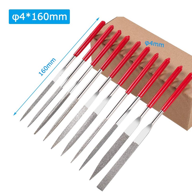 Bestgle Diamond File Set of 10 Files, Sharpener, Sharpener, Sanding,