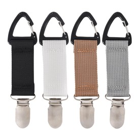 DILUSILK 4 Pcs Hat Clip Hat Clip for Travel Travel Accessories Lightweight Hat Clip for Traveling Bags Backpacks Purses Outdoor Travel Accessory