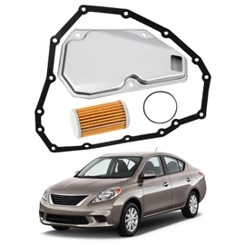 31728-3JX0A Transmission Filter Oil Pan and Gasket Kit Fits for Chevy Spark 2012-2015, Nissan Tiida 2013-2015, Sentra 2013-2018, Note 2012-2019, Versa 2012-2019, Replaces# 31728-3JX0B, 31728-3JX0C