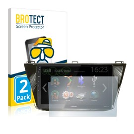 BROTECT 2 x Anti-Glare Screen Protectors Compatible with Zenec Z-E1010 Screen Protector Film, Matte, Anti-Reflex, Anti-Fingerprint