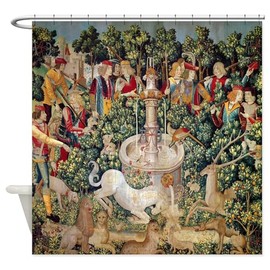 CafePress Unicorn Tapestry Decorative Fabric Shower Curtain