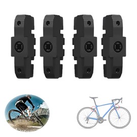 RHQFDM Set of 4 brake pads for Magura rim brake, 50 mm black brake shoes, high braking performance for professional mountain biking, road cycling, general cycling