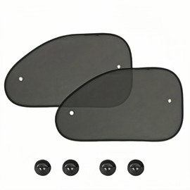 2 Packs 2025 New Car Window Shades for Side Window, Window Shade for Baby in Car with Suction Cups to Block UPF 50+ for Kids & Pets, 21'' x 14'' Universal Fit Most of Cars