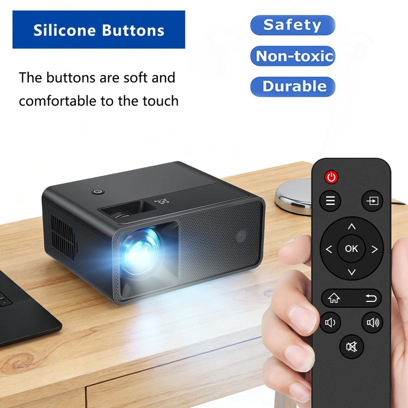 Replacement Remote Control for CiBest W13 Portable Mini Movie Projector