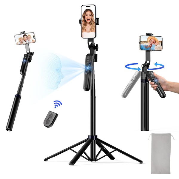 NEMOVA 68'' Auto Face Tracking Tripod for iPhone, 360° Rotation