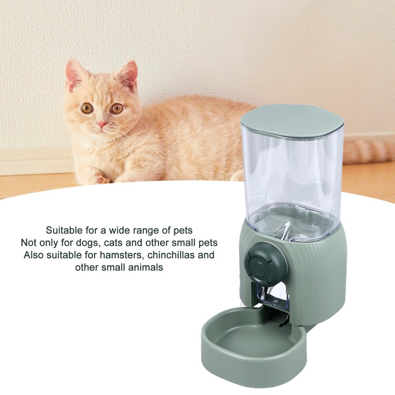 Pet Hanging Automatic Feeder Large Capacity Detachable Pet Cage Food