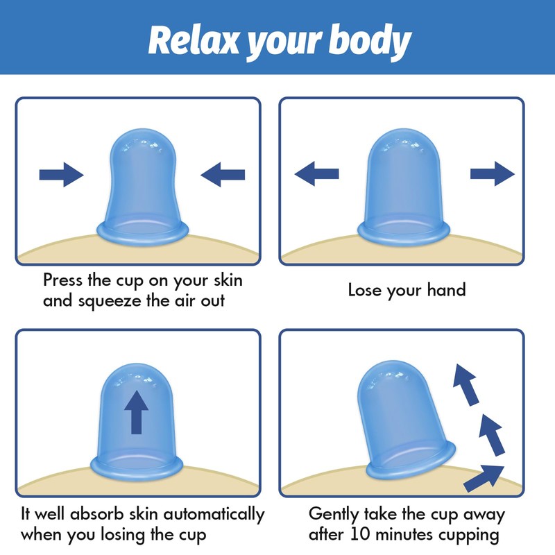 ELERA Silicone Cupping Therapy Sets, Cellulite Reduction Vacuum Cup -