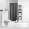 Sanixa U6RD150GR Shower Curtain Anthracite PEVA 180 x 200 cm