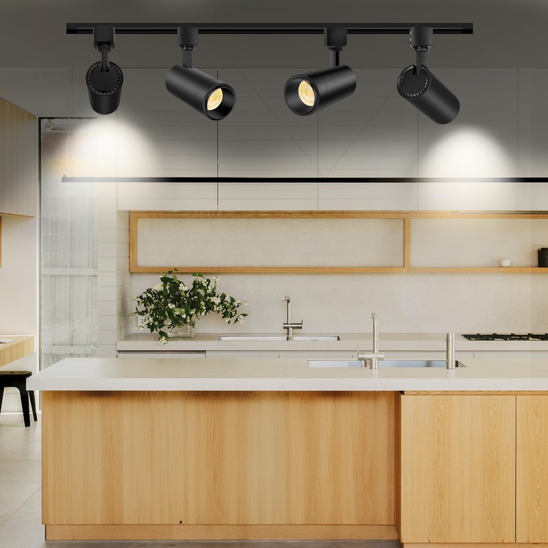 【2025 Upgraded】10-Color Zoomable 12W LED Track Lighting Head Dimmable H