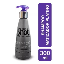 Kolor Shot Profesional Shampoo Matizador Plata Cabello Platinado Y Canas Kolor Shot
