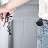 Pack of 5 Key Fobs, Extendable, Key Chain with Drawstring,