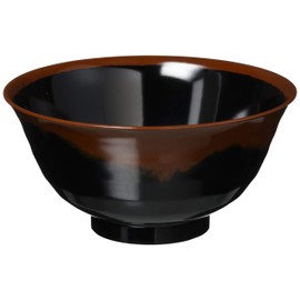 ENTEC TM-188 長次郎 Cotta Feather Warping 丼 Small Inner Black an59b