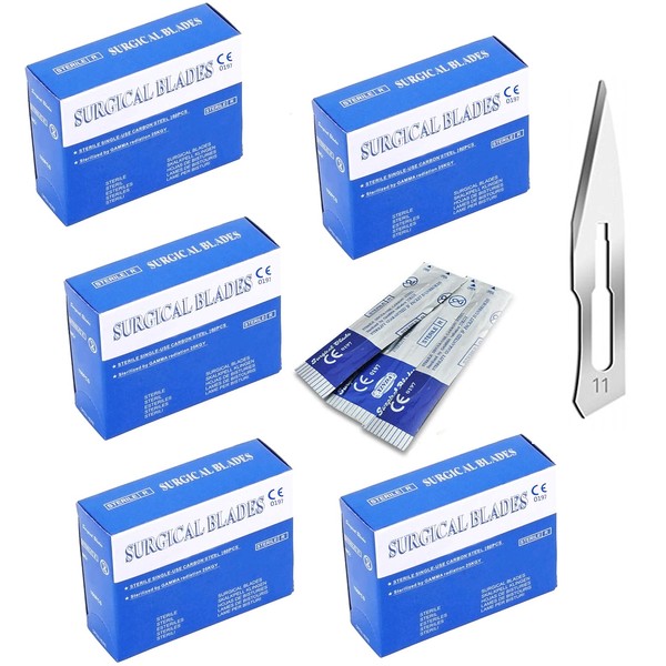 AAProTools Pack of 500 Disposable Blades 11, Size 11 Scalpel
