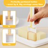 Pursufect Butter Dish, Butter Box with Multifunctional Measuring Spoon, Airtight