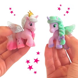 CRAZE Magic Ponys Set of 6 | 6 x Pony Figures, Beautiful Ponies Toys to Collect, with Tattoos & Accessories
