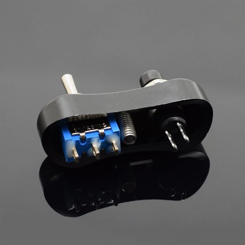 Micro Handle Switch Single Black for 0.9 inch (22.2 mm)