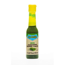 La Anita Green Habanero Pepper Sauce 4.67oz (138ml)