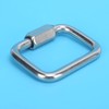 Chain Link Stainless Steel 4‑Corner Multifunctional Connection Buckle for Outdoor