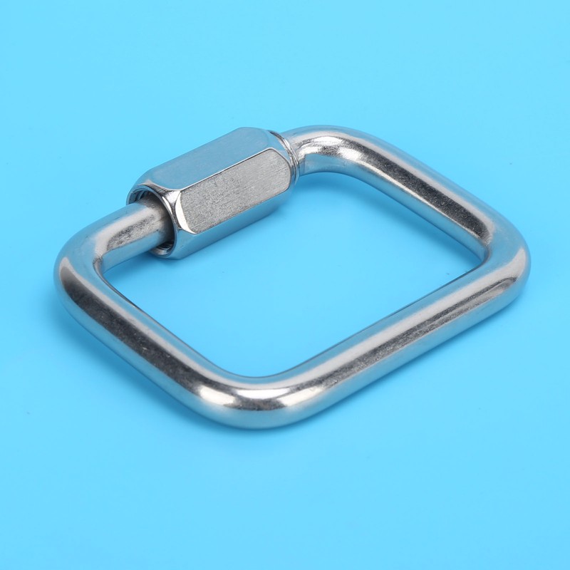 Chain Link Stainless Steel 4‑Corner Multifunctional Connection Buckle for Outdoor