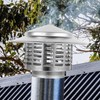HOLIDYOYO Chimney Cap 7.56 Inch Rainproof Roof Vent Cover Flue