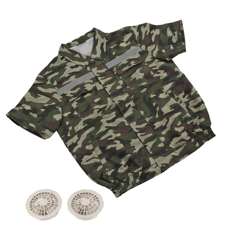 Cooling Fan Jacket with 2 Fan 3 Levels Adjustable Fast
